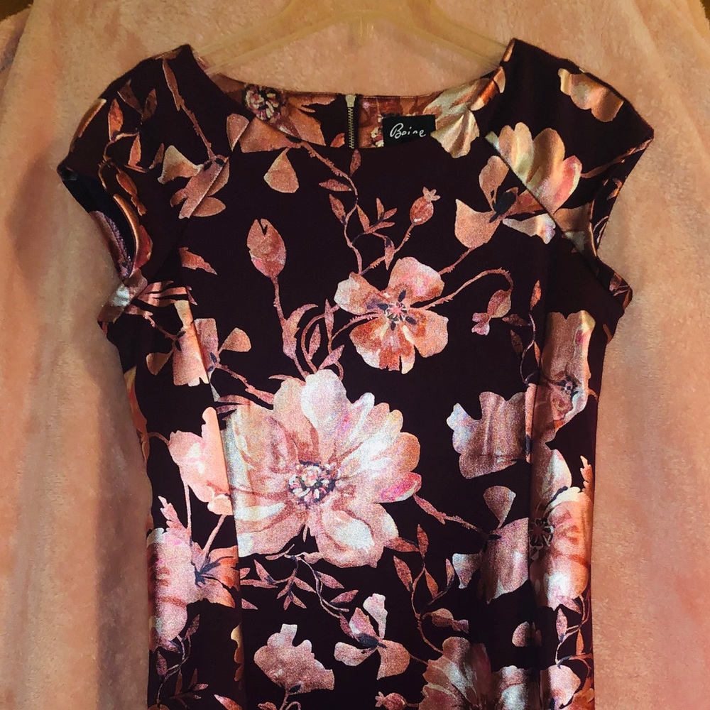 Knee length spandex dress - size 8